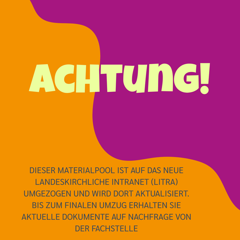 Hinweis darüber, dass der Materialpool nicht mehr aktualisiert wird, da er auf Litra umgezogen ist.